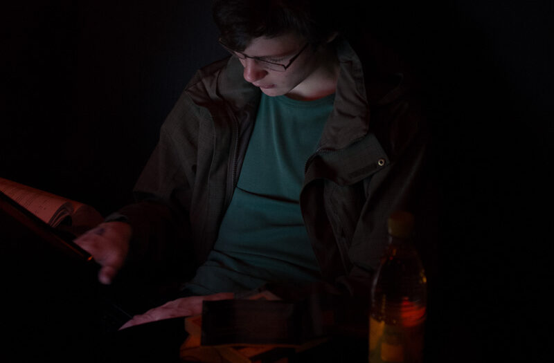 Im Netz. Foto: Hufner