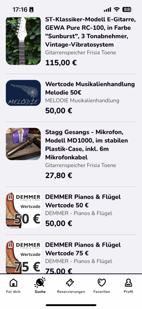 MUSIKISNTRUMENTE: Demmer Melodie Musikalienhandlung Gitarrenspeicher